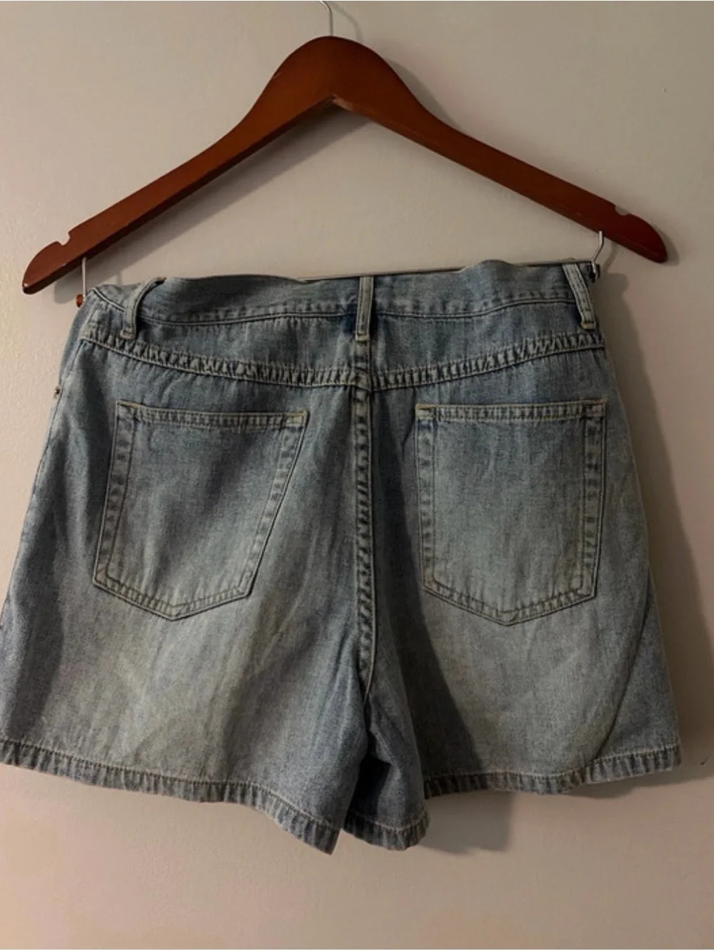Women’s Light Blue Denim Jean Shorts - Unbranded